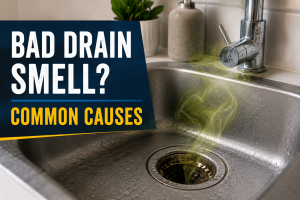 Bad drain smell from a sink or outside drain at a Twickenham property