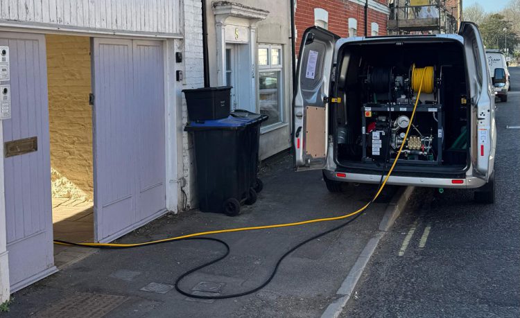 Commercial drainage repairs for damaged underground pipework at a Twickenham business